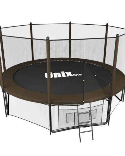 Картинка 21 - Батут UNIX line Black&Brown 12 ft (outside).